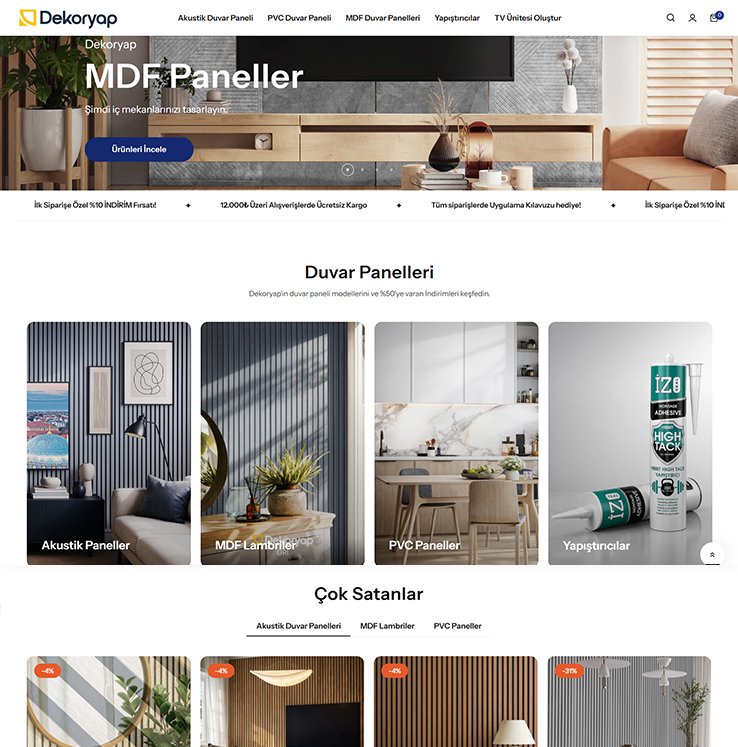 Dekoryap E-commerce Website